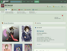 Tablet Screenshot of bki-fanclub.deviantart.com