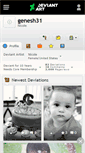 Mobile Screenshot of genesh31.deviantart.com