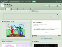 Tablet Screenshot of bluefantasy.deviantart.com