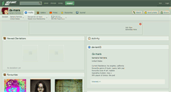 Desktop Screenshot of da-mara.deviantart.com