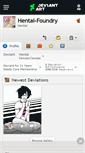 Mobile Screenshot of hentai-foundry.deviantart.com