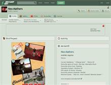 Tablet Screenshot of neo-mathers.deviantart.com