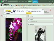 Tablet Screenshot of anaellisse.deviantart.com