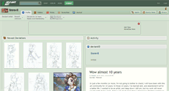 Desktop Screenshot of linrevil.deviantart.com