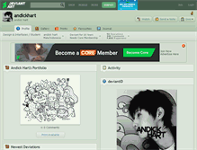 Tablet Screenshot of andickhart.deviantart.com