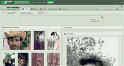 Desktop Screenshot of new-message.deviantart.com