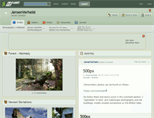 Tablet Screenshot of jeroenverhelst.deviantart.com