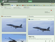Tablet Screenshot of hanimal60.deviantart.com