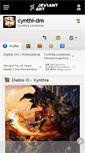 Mobile Screenshot of cynthi-dm.deviantart.com