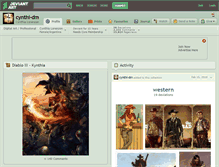 Tablet Screenshot of cynthi-dm.deviantart.com