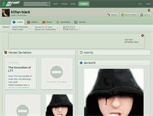 Tablet Screenshot of killian-black.deviantart.com