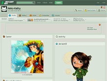 Tablet Screenshot of neko-kathy.deviantart.com