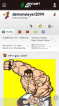Mobile Screenshot of demonslayer2099.deviantart.com