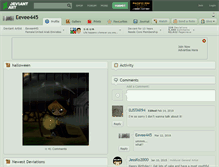 Tablet Screenshot of eevee445.deviantart.com