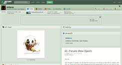Desktop Screenshot of antaros.deviantart.com