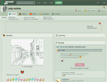 Tablet Screenshot of lady-anima.deviantart.com