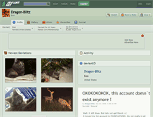 Tablet Screenshot of dragon-blitz.deviantart.com