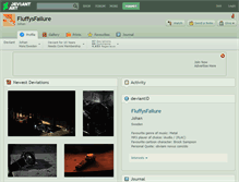Tablet Screenshot of fluffysfailure.deviantart.com