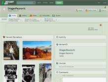 Tablet Screenshot of draganpaunovic.deviantart.com