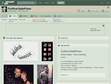 Tablet Screenshot of foxriverstateprison.deviantart.com