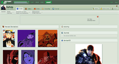 Desktop Screenshot of darkap.deviantart.com