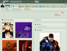 Tablet Screenshot of darkap.deviantart.com