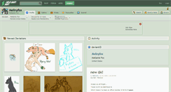 Desktop Screenshot of mellnyfox.deviantart.com