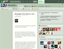 Tablet Screenshot of montrealqc.deviantart.com