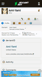 Mobile Screenshot of ami-yami.deviantart.com