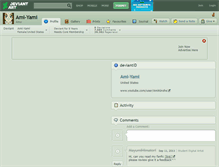 Tablet Screenshot of ami-yami.deviantart.com