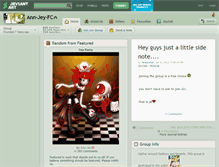 Tablet Screenshot of ann-jey-fc.deviantart.com