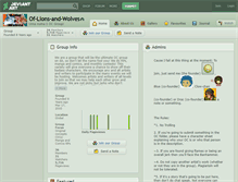 Tablet Screenshot of of-lions-and-wolves.deviantart.com