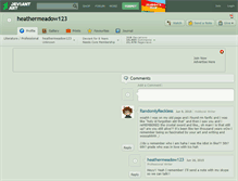 Tablet Screenshot of heathermeadow123.deviantart.com