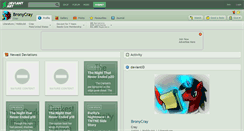 Desktop Screenshot of bronycray.deviantart.com