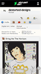 Mobile Screenshot of destorted-designs.deviantart.com