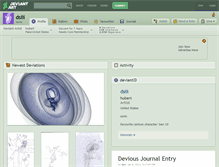 Tablet Screenshot of dsiii.deviantart.com