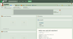 Desktop Screenshot of muahplz.deviantart.com