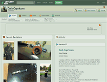 Tablet Screenshot of dark-capricorn.deviantart.com