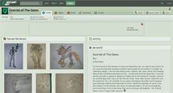 Desktop Screenshot of exorcist-of-the-damn.deviantart.com