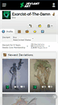 Mobile Screenshot of exorcist-of-the-damn.deviantart.com
