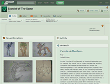 Tablet Screenshot of exorcist-of-the-damn.deviantart.com