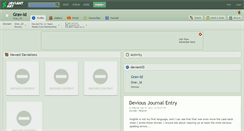 Desktop Screenshot of grav-id.deviantart.com