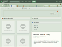 Tablet Screenshot of grav-id.deviantart.com