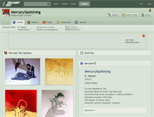 Tablet Screenshot of mercuryxpoisining.deviantart.com