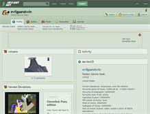 Tablet Screenshot of evilgaaratwin.deviantart.com