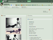 Tablet Screenshot of bestkorea.deviantart.com