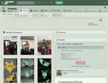 Tablet Screenshot of kweeuu.deviantart.com