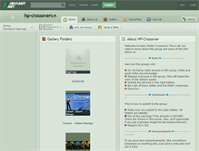 Tablet Screenshot of hp-crossovers.deviantart.com