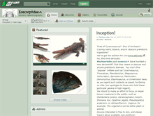 Tablet Screenshot of eoscorpiidae.deviantart.com