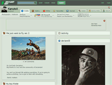 Tablet Screenshot of kanutox.deviantart.com
